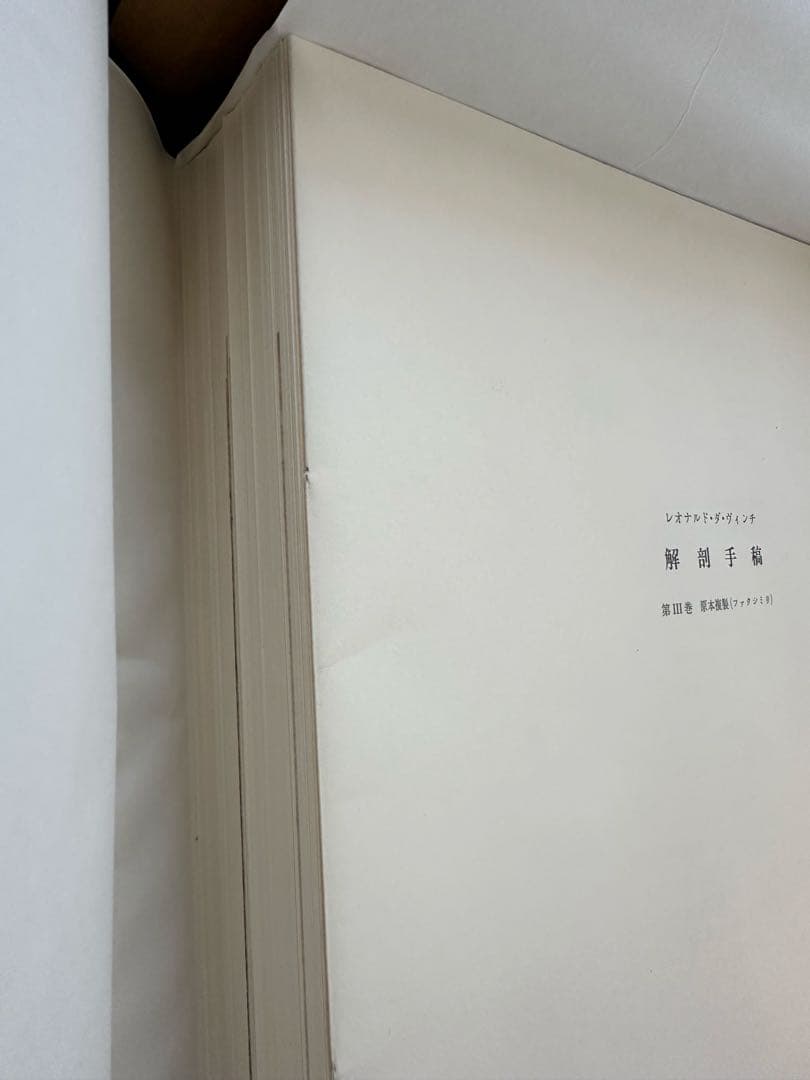 激レア　レオナルド・ダ・ヴィンチ　解剖手稿　350部限定　岩波書店
