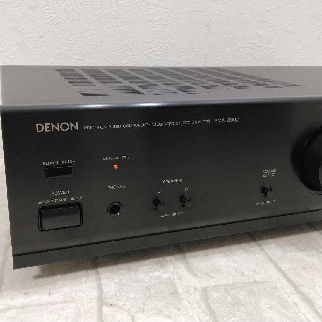 リモコン付き DENON PMA-390Ⅱ プリメインアンプ 中古現状品