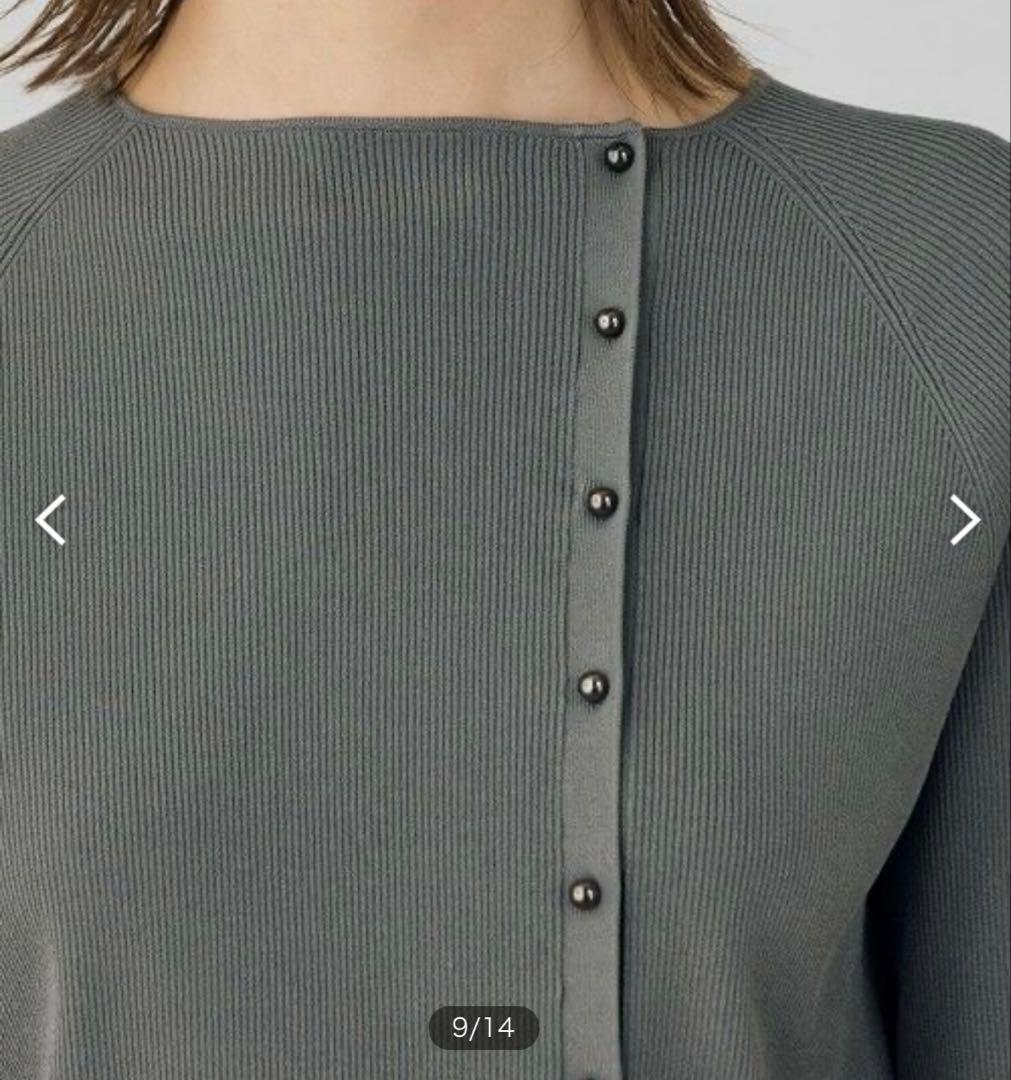 24年 デプレ　コンフォートレーヨンストレッチ ロングカーディガン　美品