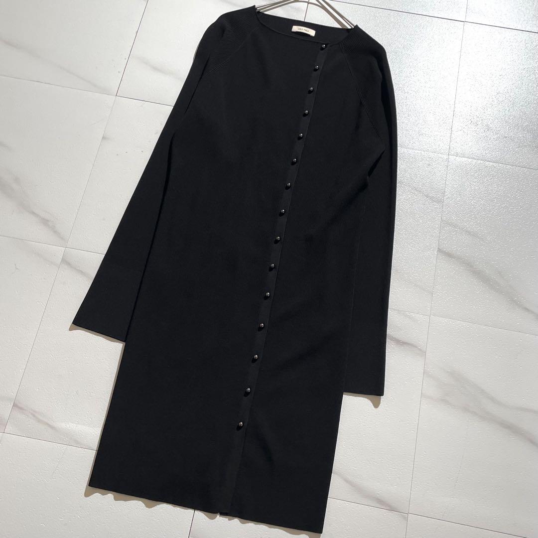 24年 デプレ　コンフォートレーヨンストレッチ ロングカーディガン　美品