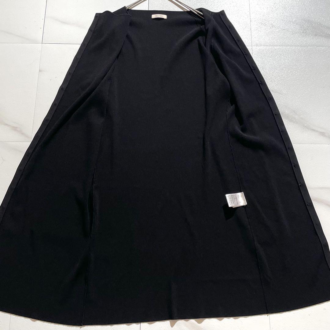 24年 デプレ　コンフォートレーヨンストレッチ ロングカーディガン　美品