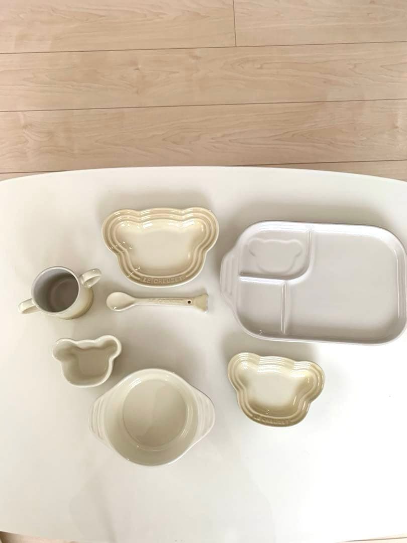 LE CREUSET ル・クルーゼ　ベビー食器セット　美品