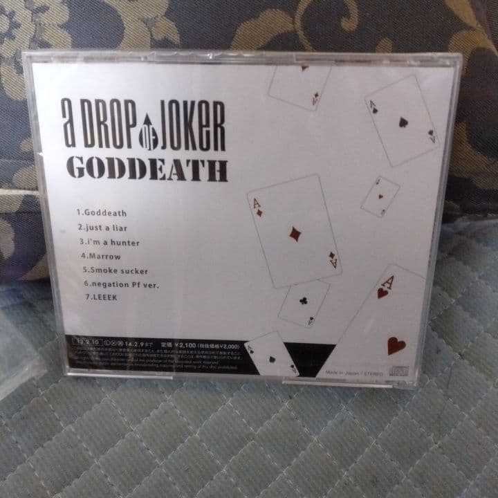 a DROPof JOKER/ GODDEATH 国内盤CD フリーペーパー付き