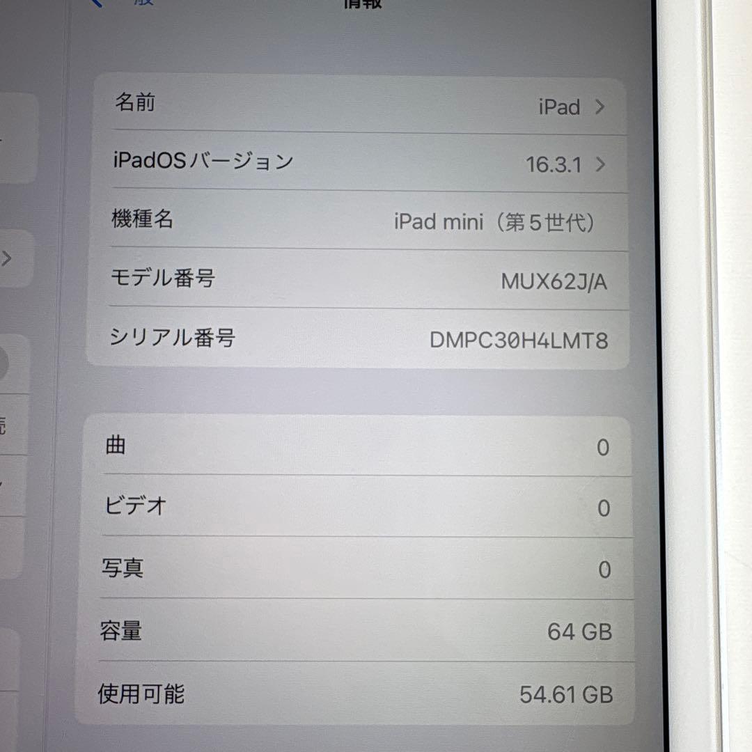 iPad mini5 セルラー 64GB SIMフリー(69)
