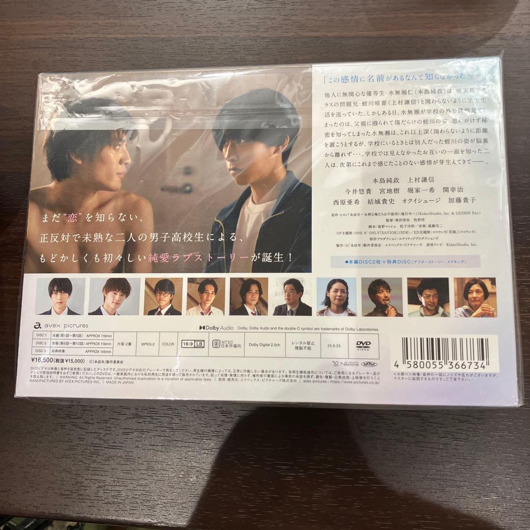 未成年～未熟な俺たちは不器用に進行中～ DVD BOX〈3枚組〉