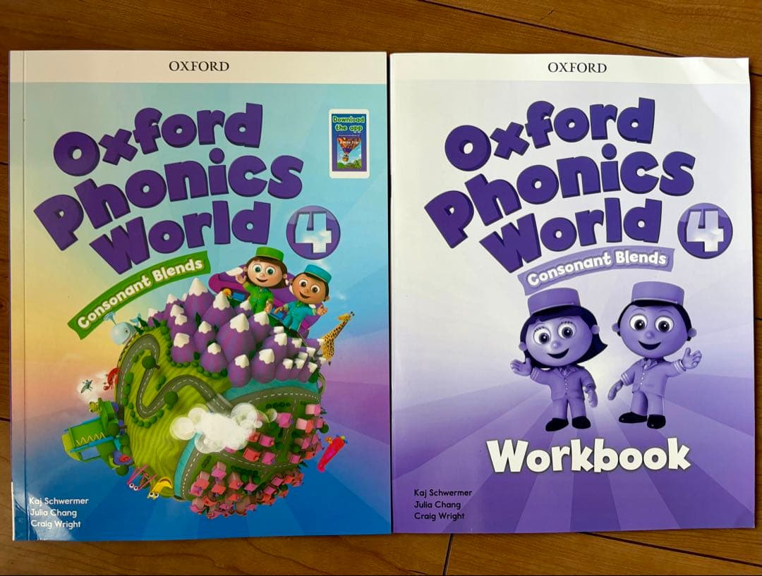 Oxford Phonics World 1-5英語教材10冊セット　音声付き