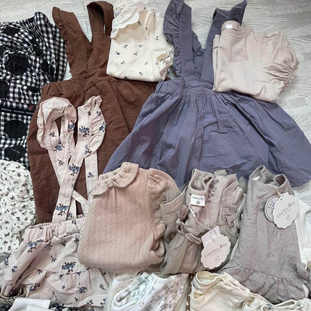 【子供服大量】子供服 女の子 ベビー まとめ売り 52点