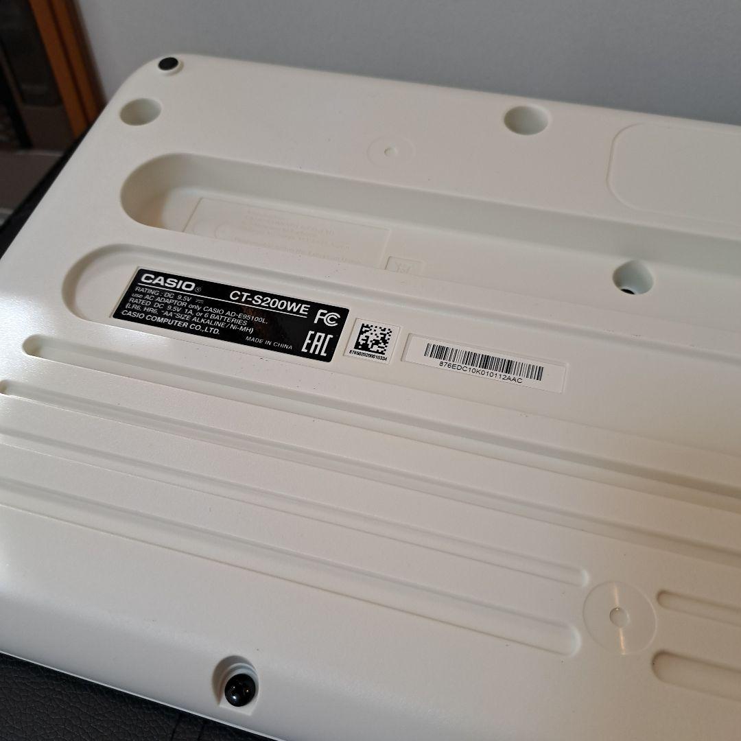 CASIO CT-S200 Casiotone 61鍵盤　電子キーボード