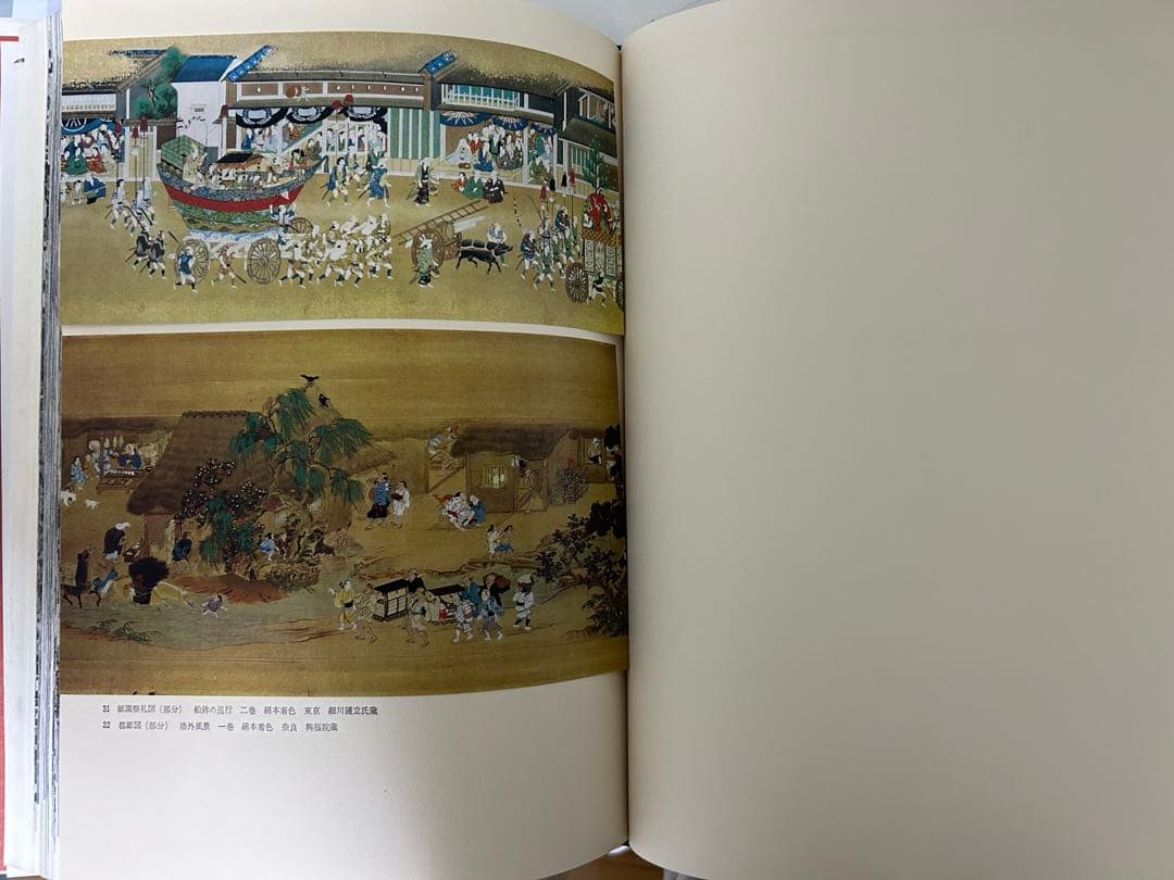 洛中洛外図　京都国立博物館(編)　角川書店発行