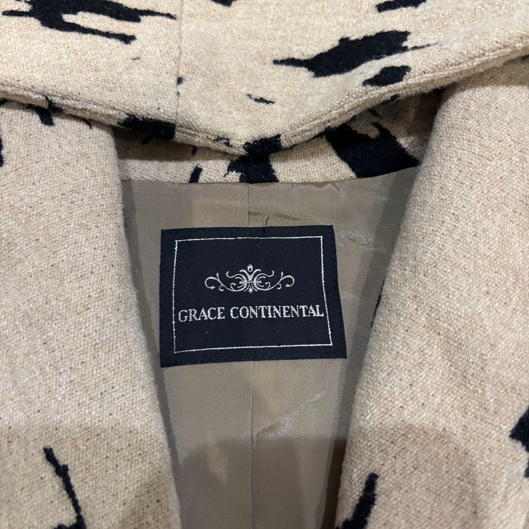 GRACE CONTINENTAL キカジャガードガウンカーディガン36
