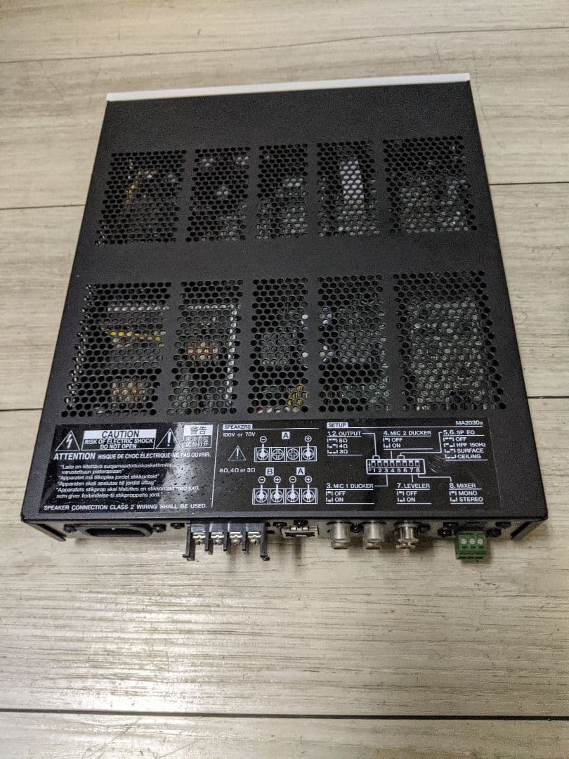 YAMAHA ヤマハ パワーアンプ MA2030a 業務用アンプ 30W