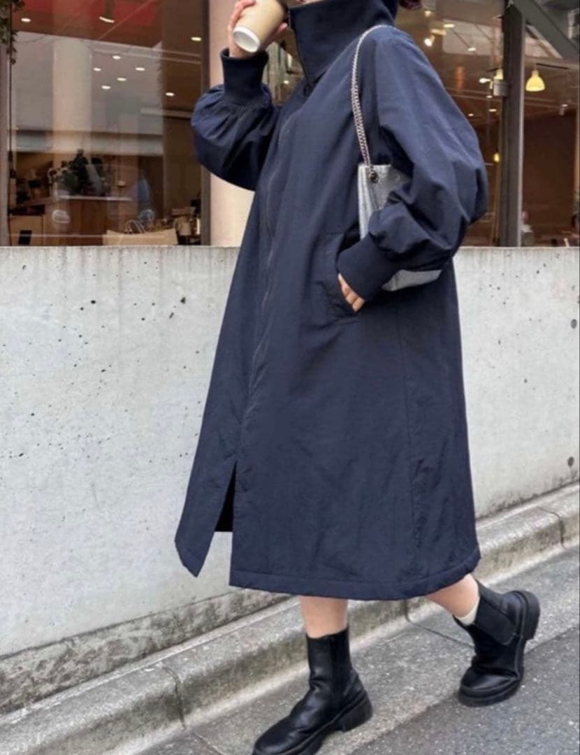 【CIAOPANIC TYPY】スタンドカラーボリュームスリーブコート