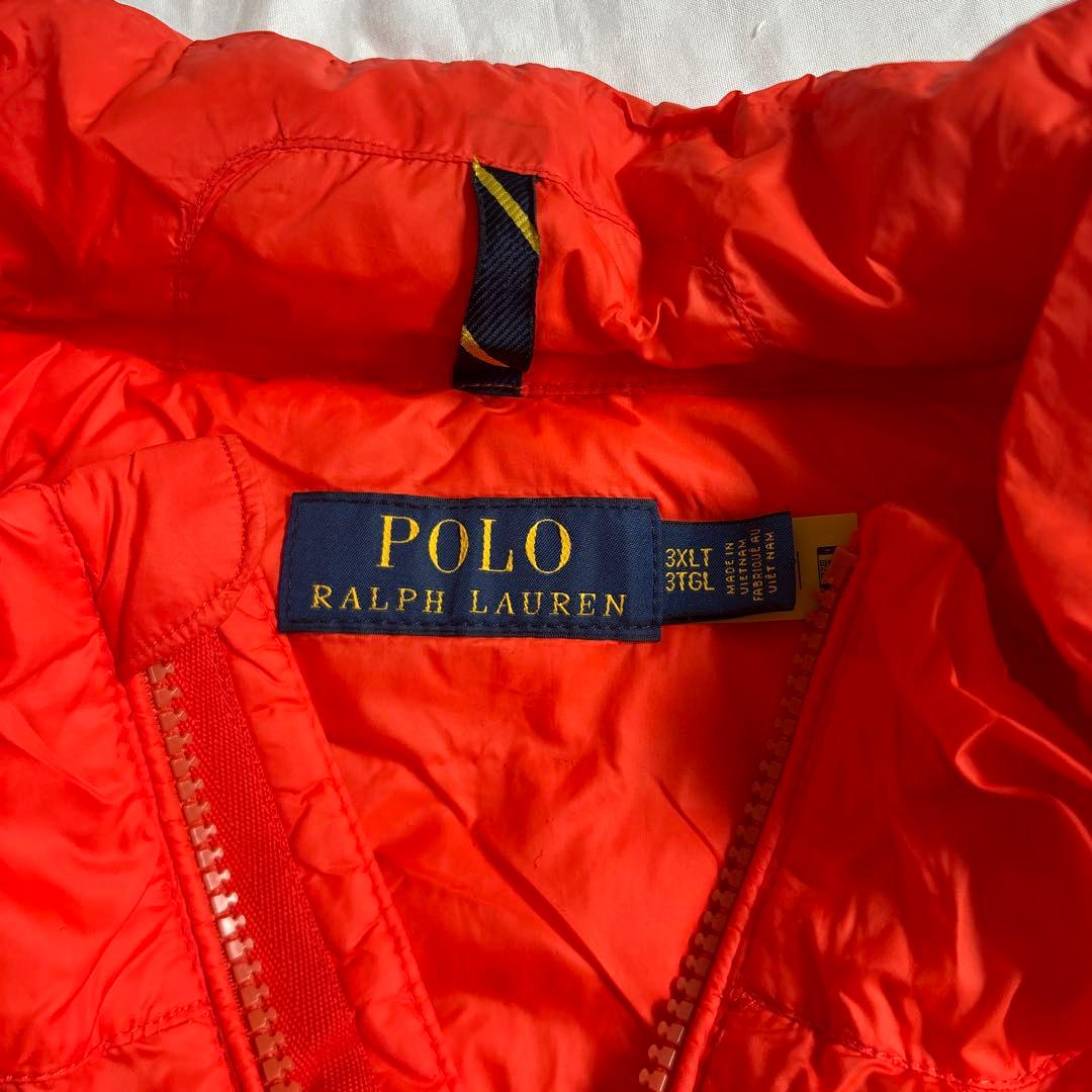 POLO by Ralph Lauren オレンジ　ダウン　ベスト