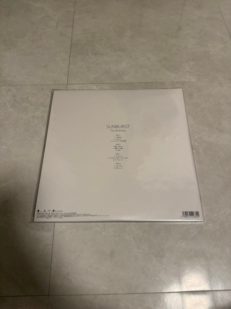 SUNBURST The Birthday レコード　新品未開封