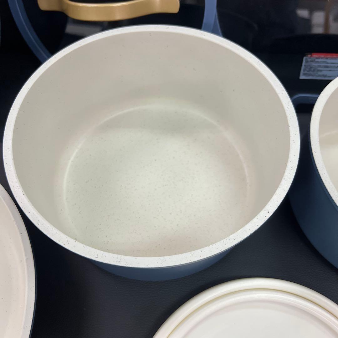 ★新品未使用★送料込★お買得★カローテフライパン9点セットコバルトブルー