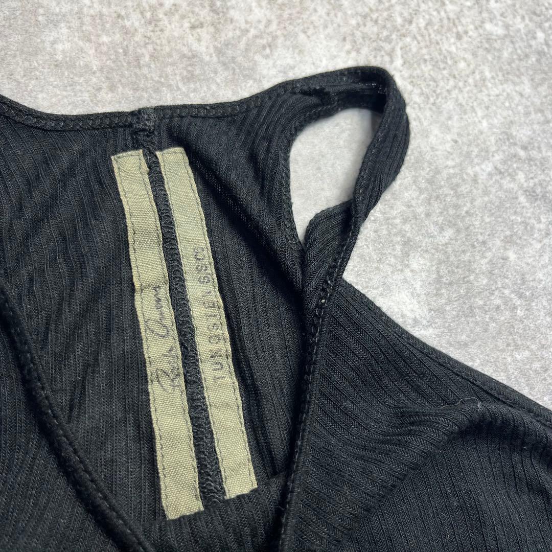 Rick Owens archive 06ssリブニットタンクトップ ブラック