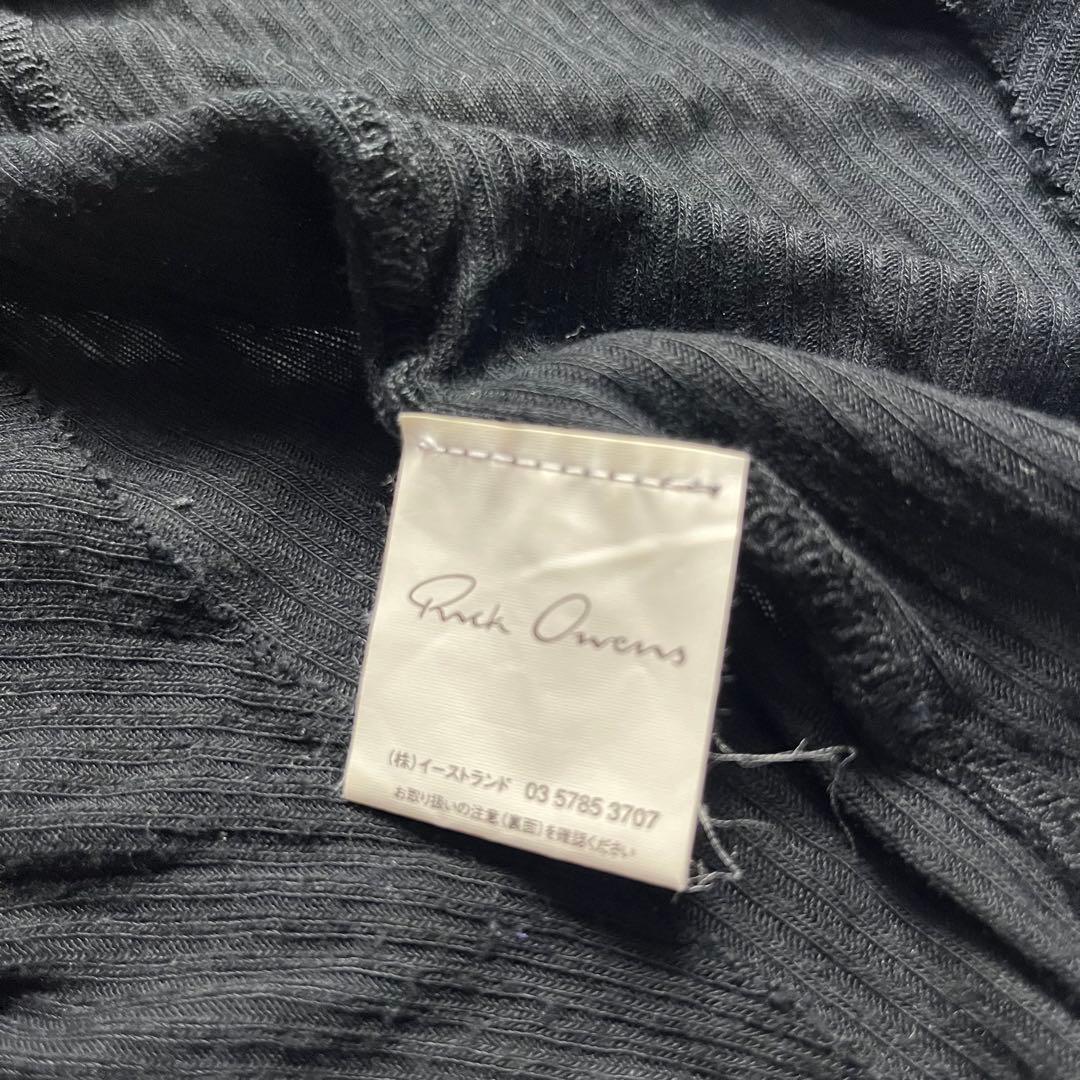 Rick Owens archive 06ssリブニットタンクトップ ブラック
