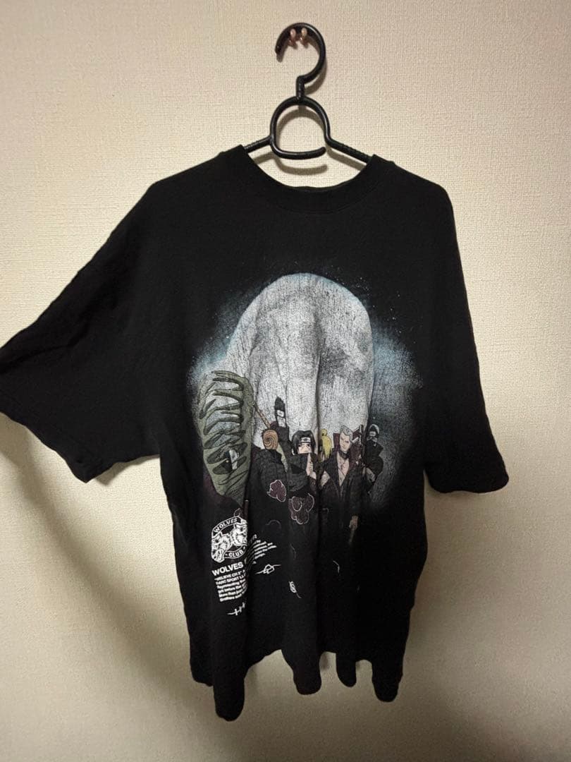 DARC SPORT WOLVES FOREVER ナルト暁 Tシャツ ブラック