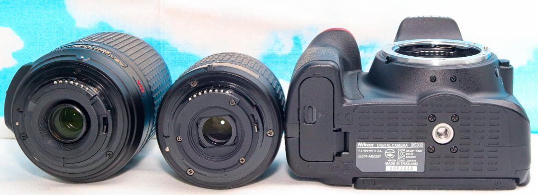 Nikon D5300⭐️ダブルレンズ⭐️Wi-Fi搭載⭐️自撮りがラクラク!
