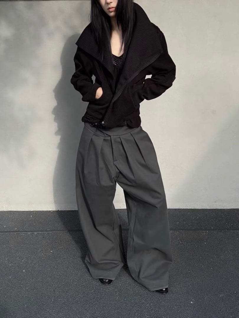 ジャケット・アウター Architect Asymmetric Zip Blouson Jacket