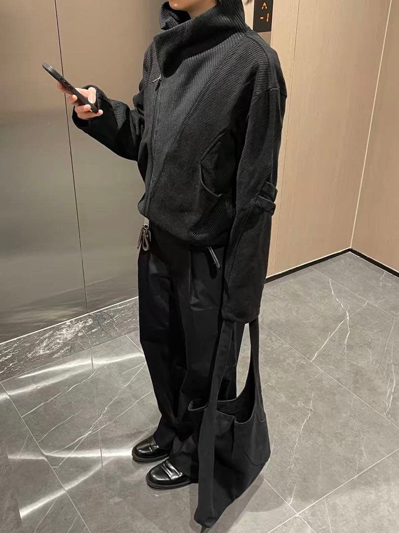 ジャケット・アウター Architect Asymmetric Zip Blouson Jacket