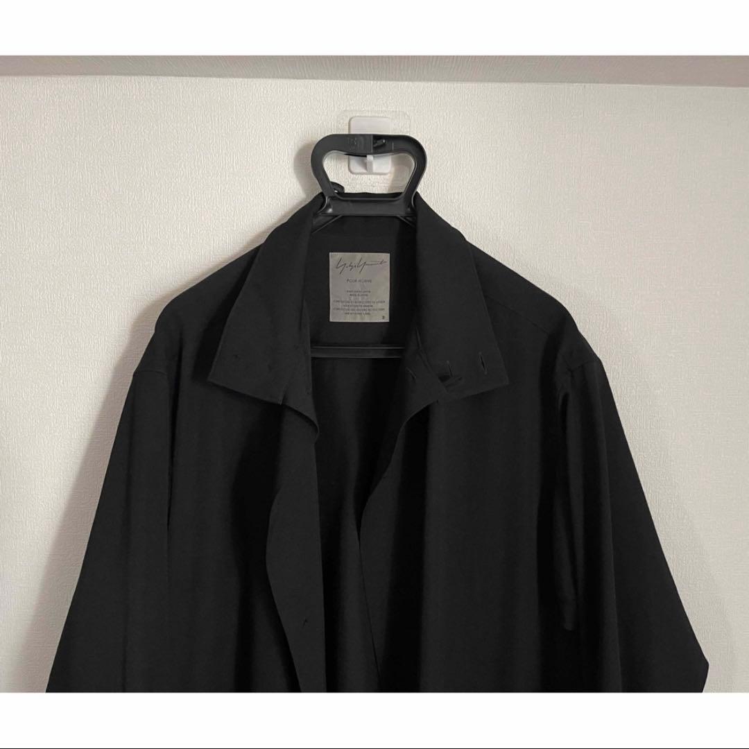 【極美品】ヨウジオム ギャバ シャツコート　yohji Y-3