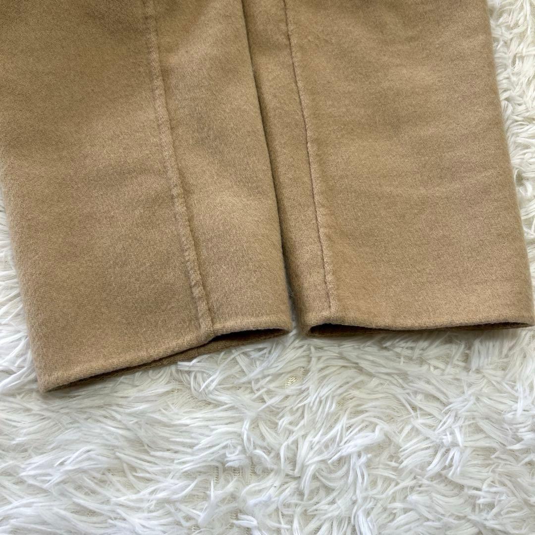 トゥモローランド カシミヤ ベルテッド リバーコート 36 ベージュ
