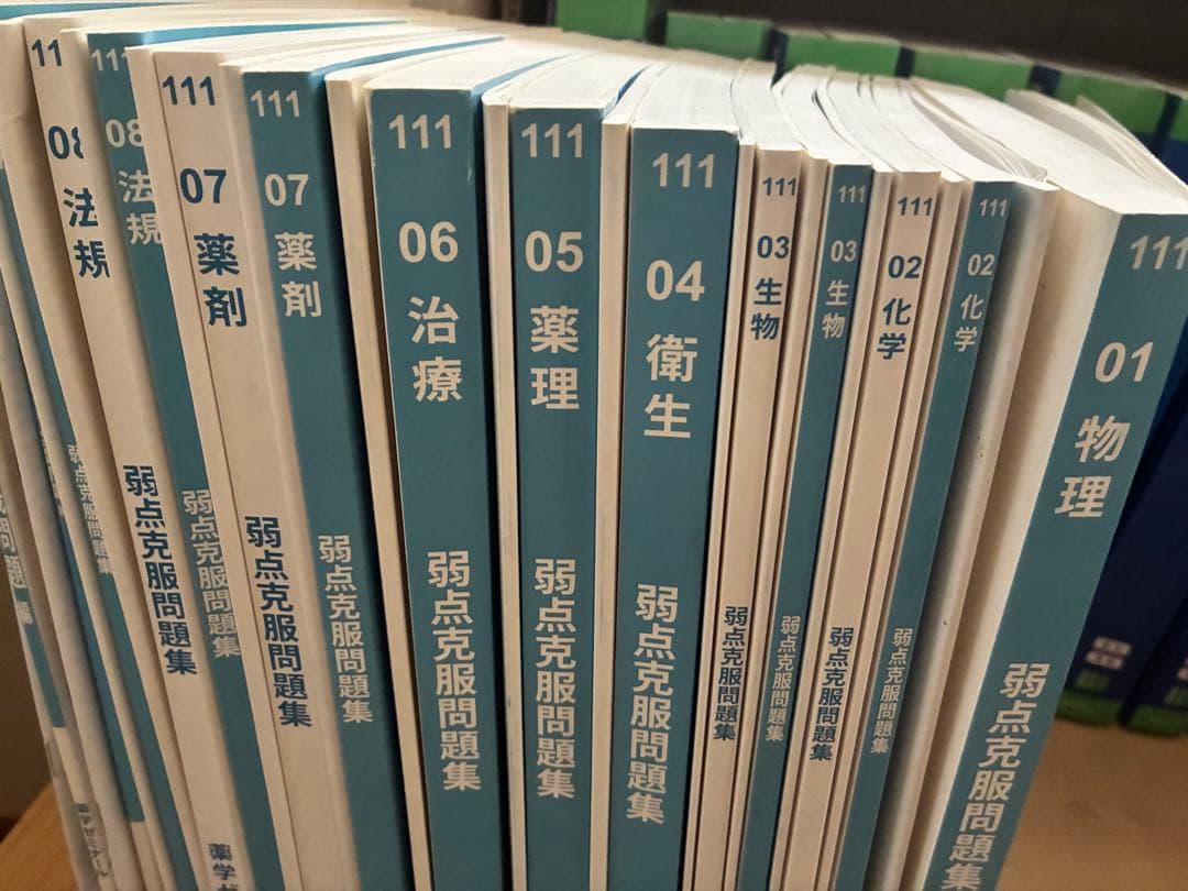 白門　第111回 薬剤師国家試験 薬ゼミ1年コース 弱点克服問題集