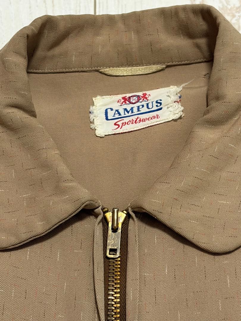な*や様 50s CAMPUS rayon gabagine jacket