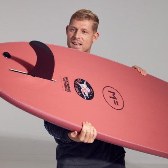 ソフトボード7'6フルセットミックファニングシングルミッドレングスロング