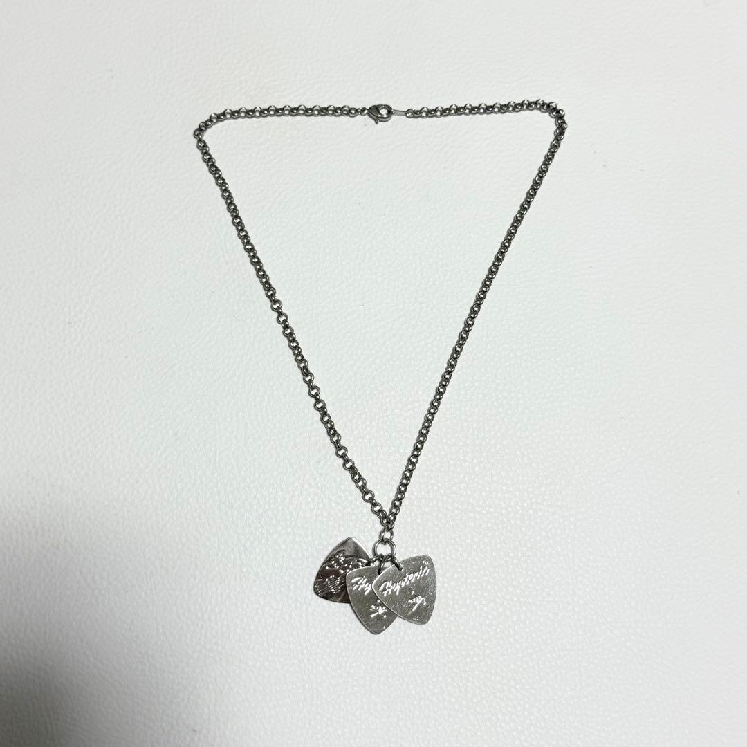 美品 ヒステリックグラマー ギターのピック型シルバーネックレス