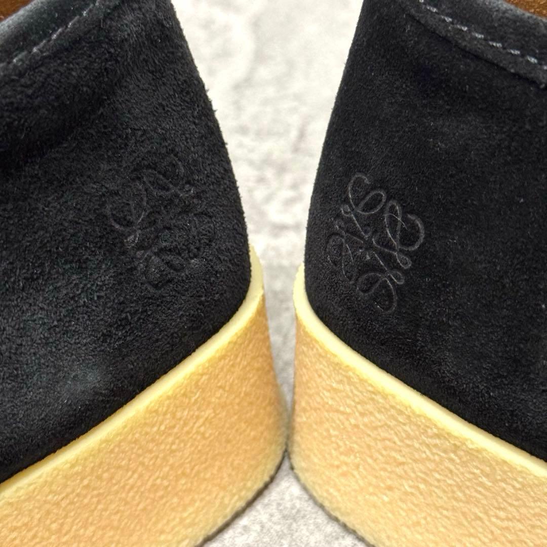 【完売品】LOEWE 27.5 ワラビー　チャッカブーツ　スニーカー　アナグラム