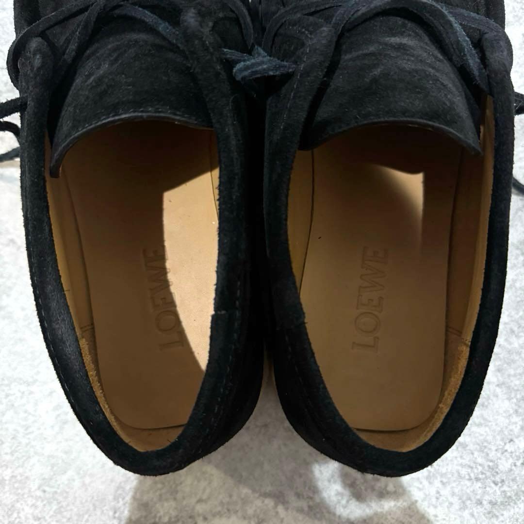 【完売品】LOEWE 27.5 ワラビー　チャッカブーツ　スニーカー　アナグラム