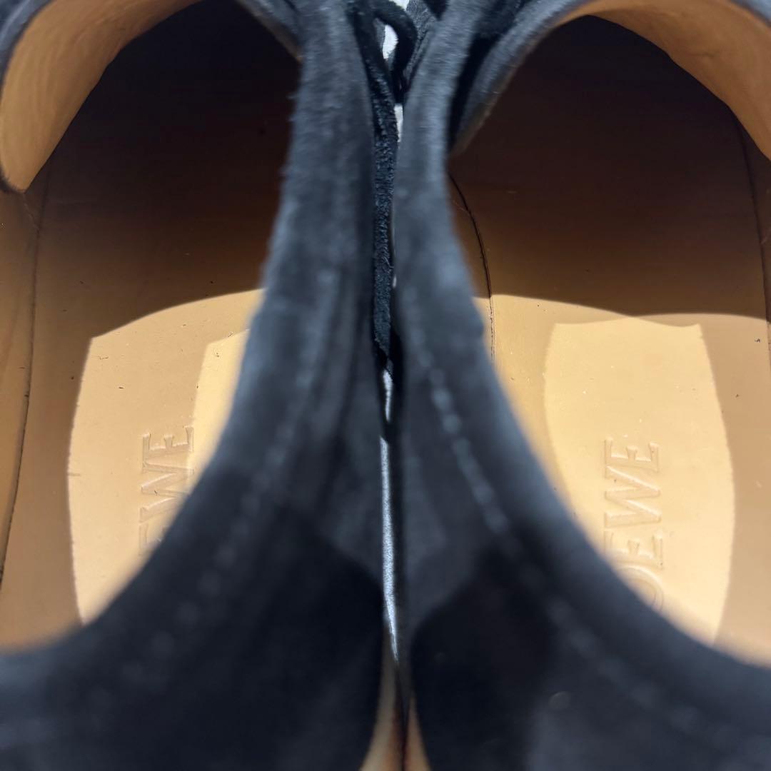 【完売品】LOEWE 27.5 ワラビー　チャッカブーツ　スニーカー　アナグラム