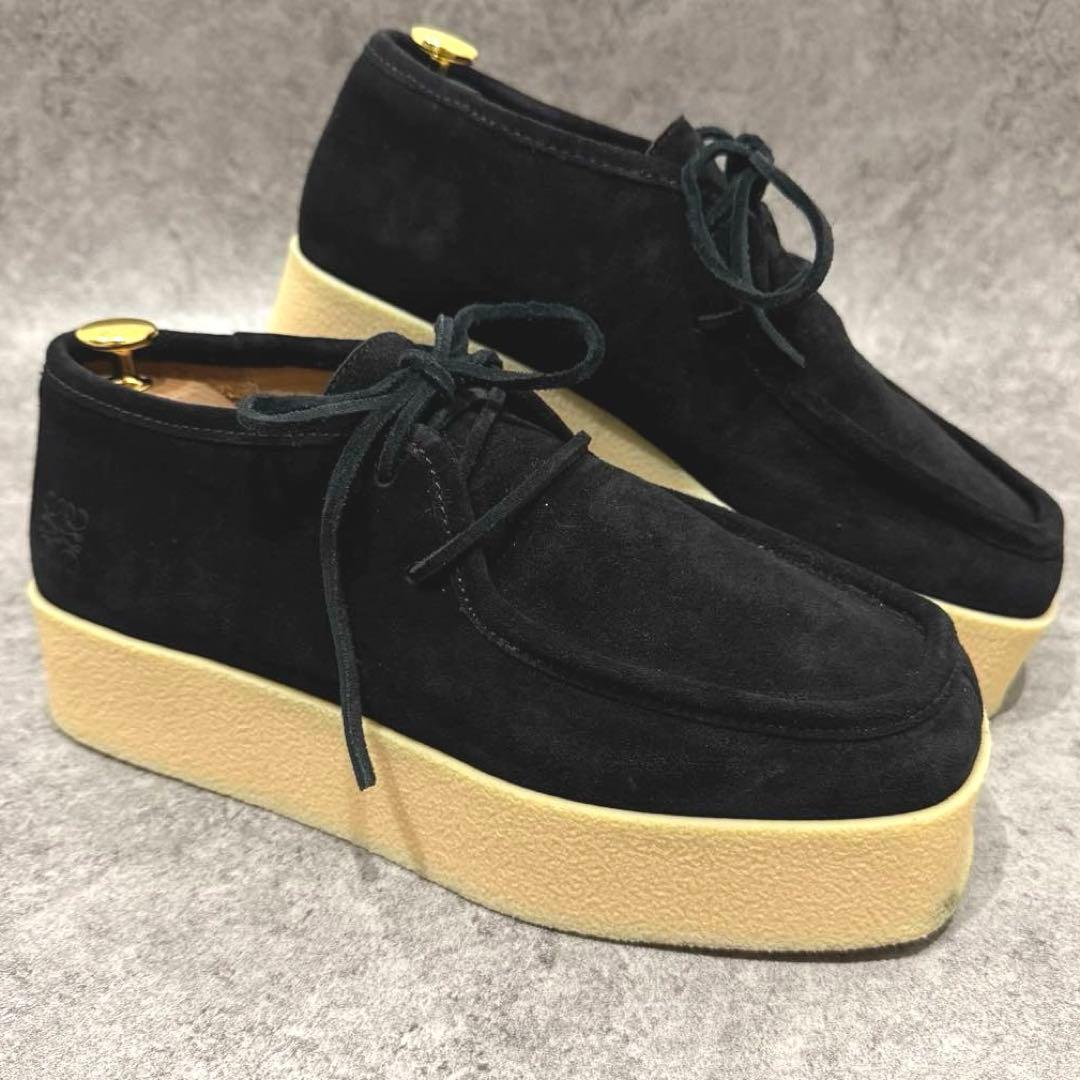 【完売品】LOEWE 27.5 ワラビー　チャッカブーツ　スニーカー　アナグラム