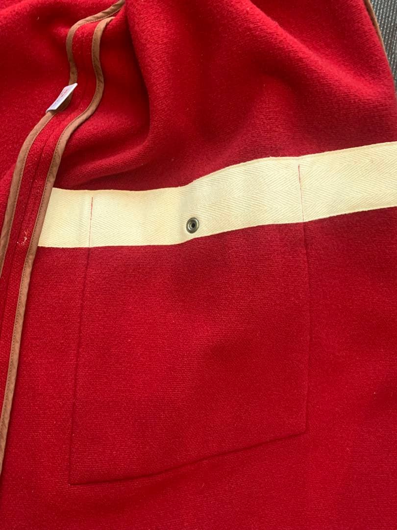 d*9様 Paul Smith レッド ダッフルコート Lサイズ
