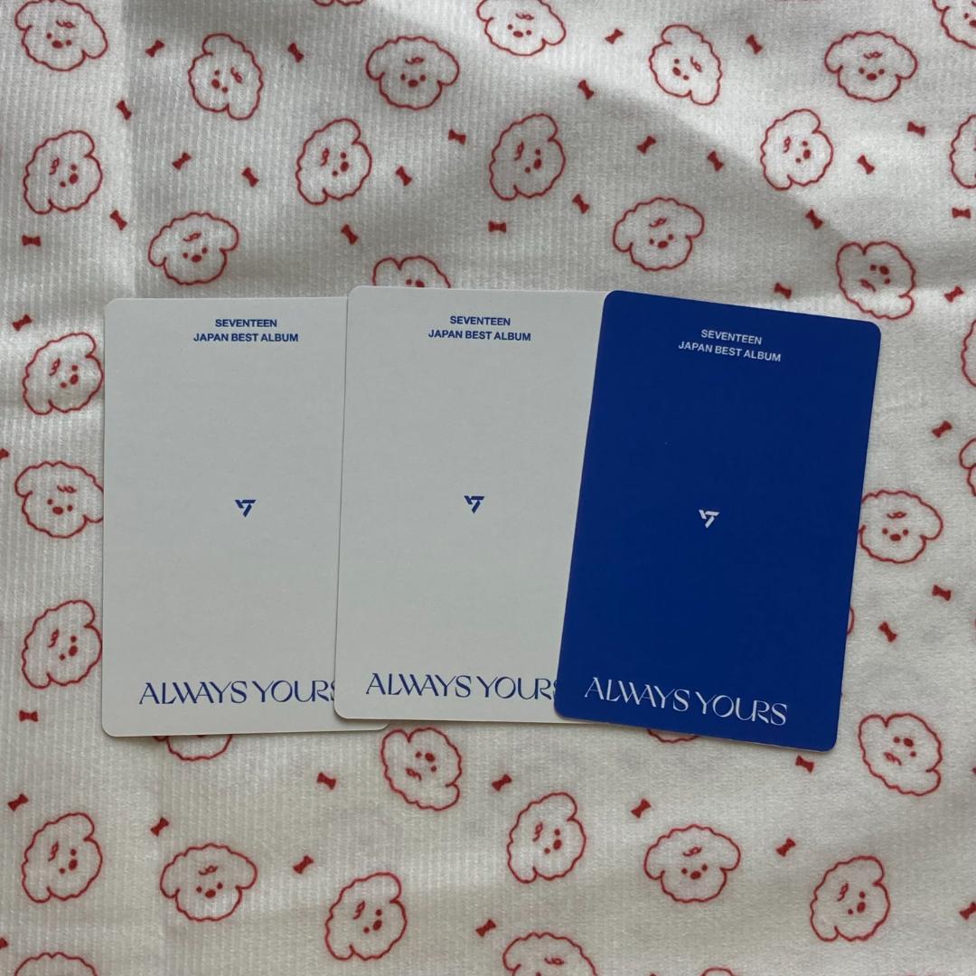 SEVENTEEN ジョンハン ALWAYS YOURS A盤 特典 トレカ3枚