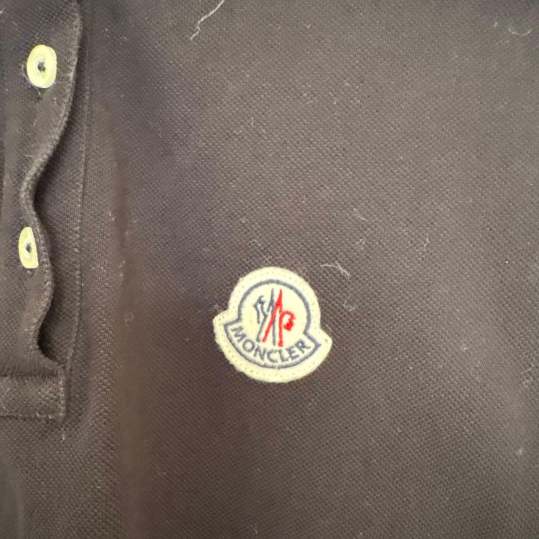 MONCLER ブラック ポロシャツ 半袖Sサイズ