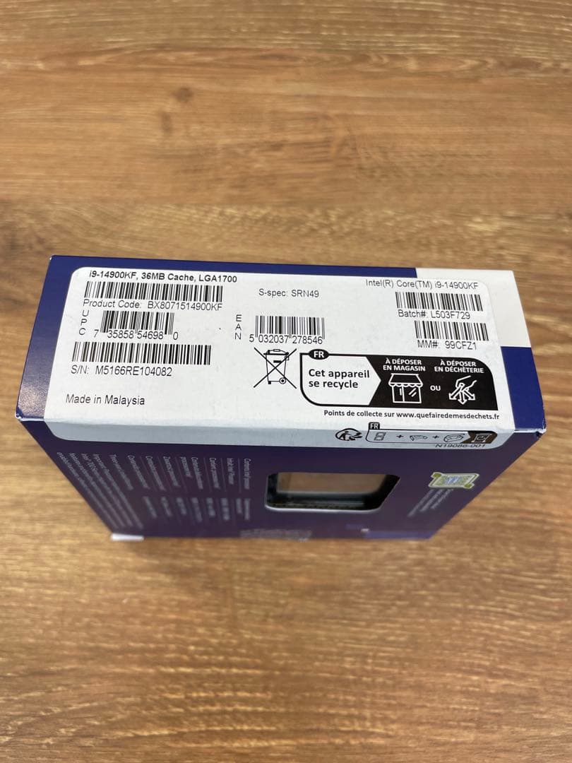 Y*9様 Intel Core i9-14900KF 14世代 CPU