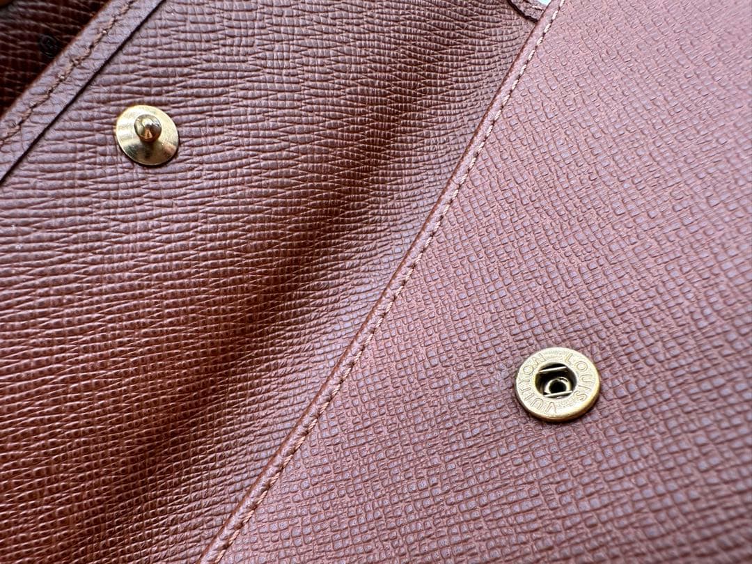 美品Louis Vuitton モノグラム 三つ折り財布