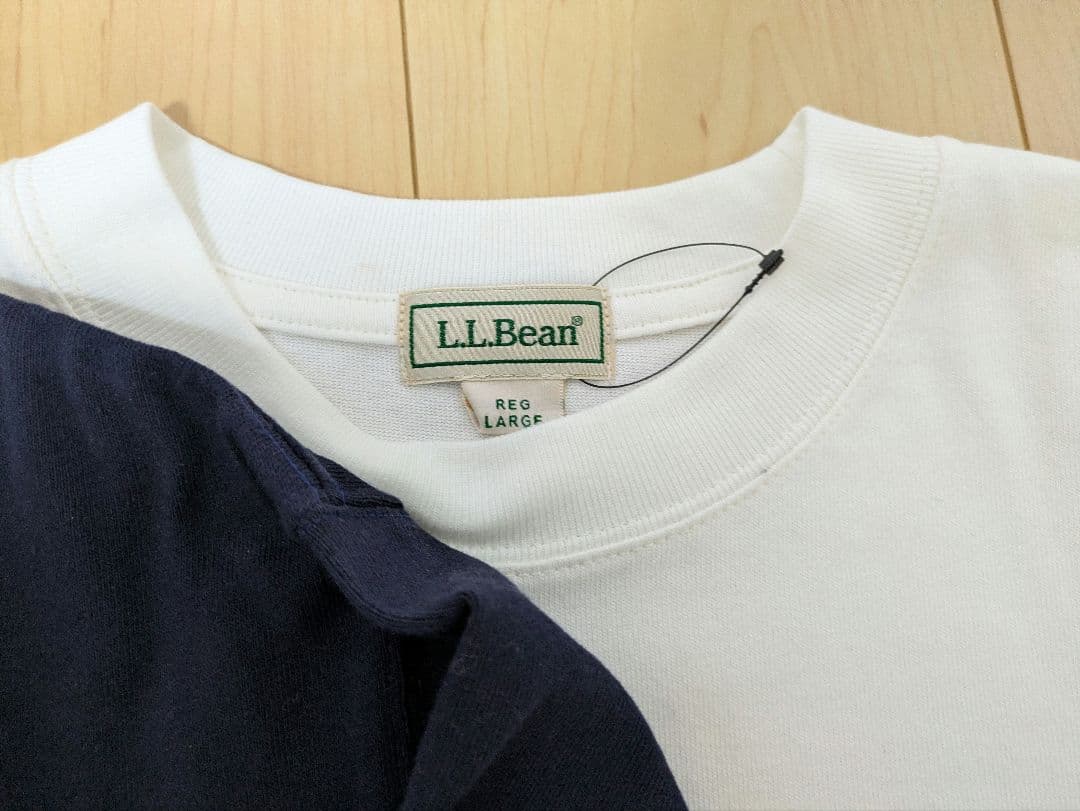 未使用 L.L.Bean 1980SSカタログトラウトTシャツL2枚セット