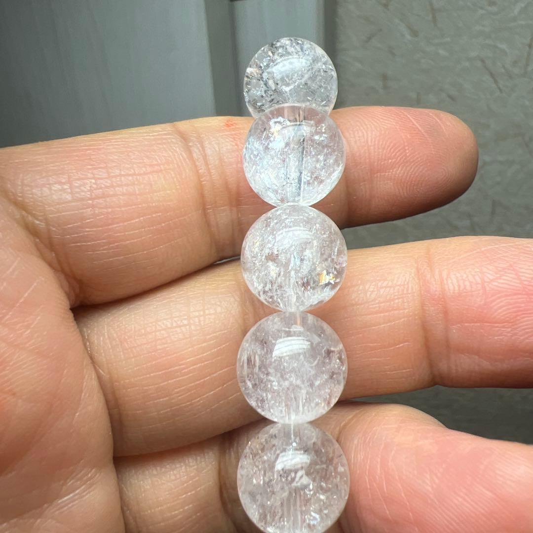 人気運UP⭐︎浄化⭐︎魔除け⭐︎開運⭐︎アイリス水晶ブレスレット