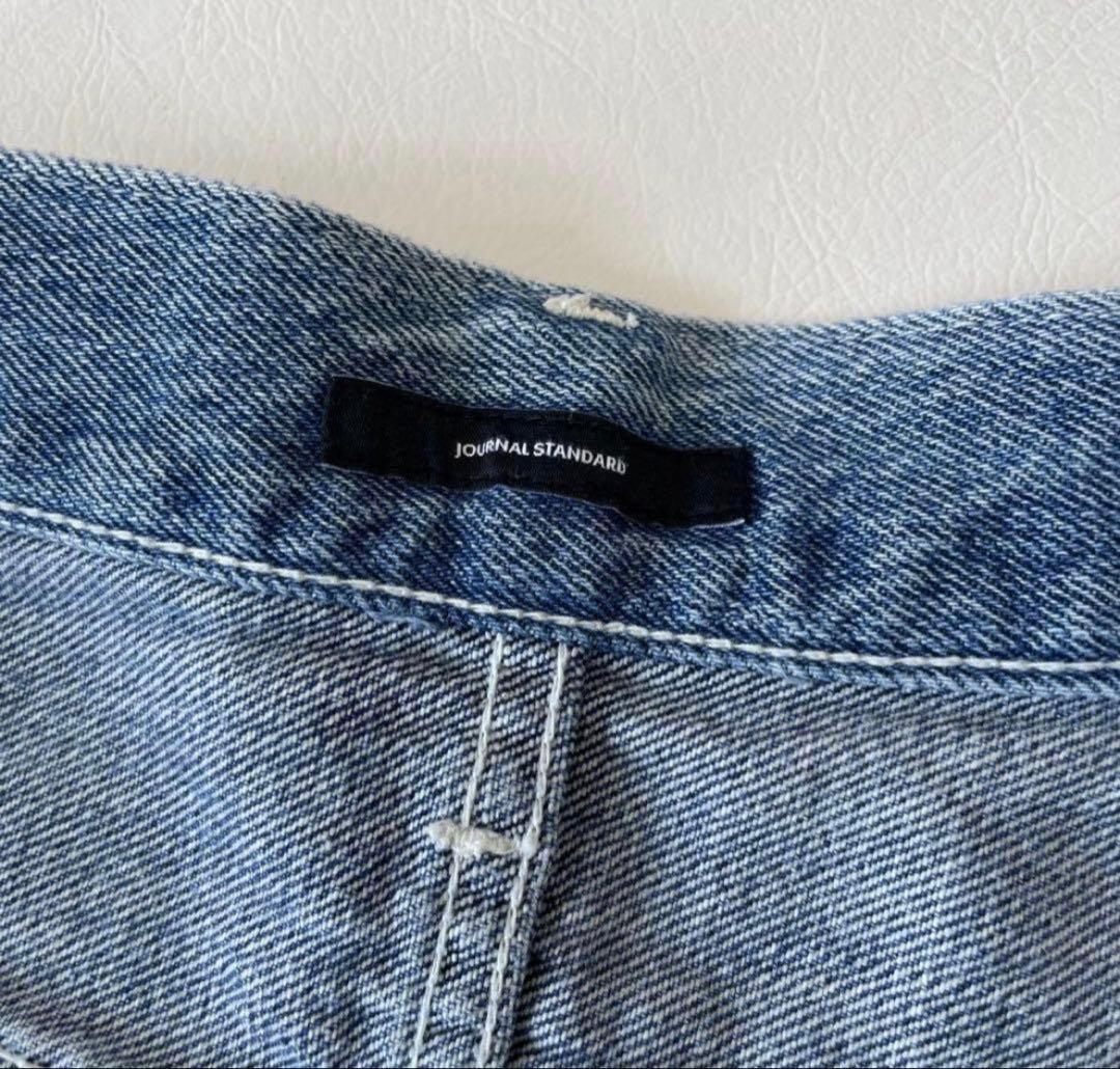 JOURNAL STANDARD 2タックワイドデニムパンツ　38