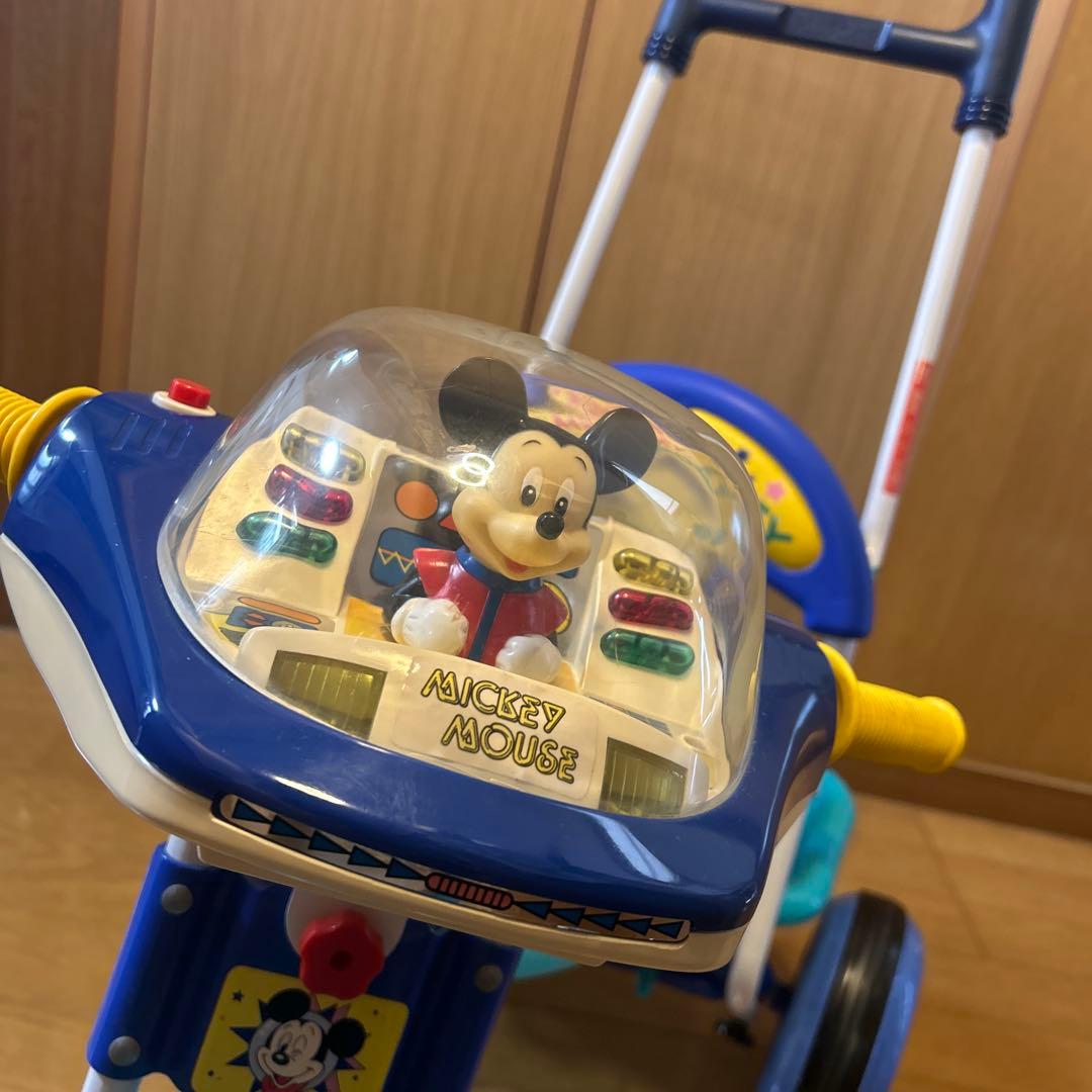 ミッキー＆グーフィー三輪車　レトロ