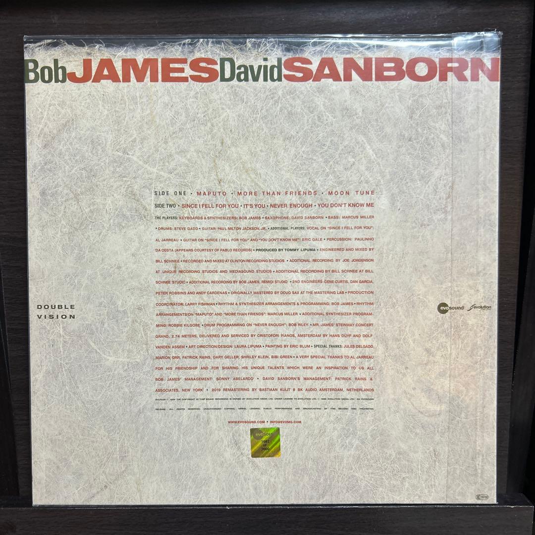 洋楽 Bob James & David Sanborn Double Vision