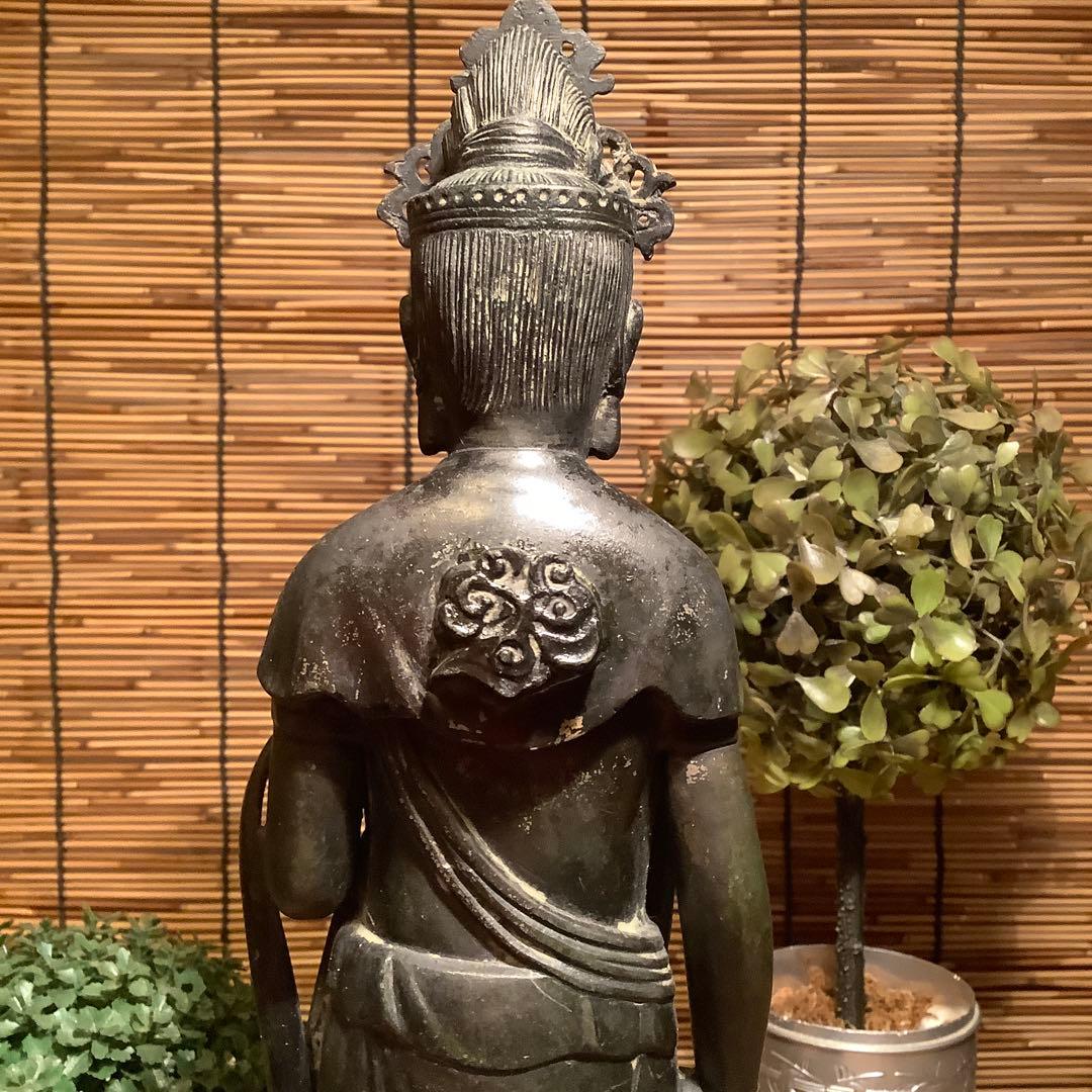 大正期「聖観世音菩薩」観音経・六観音・般若心経・功徳・慈悲・寺院仏閣祀り・古銅