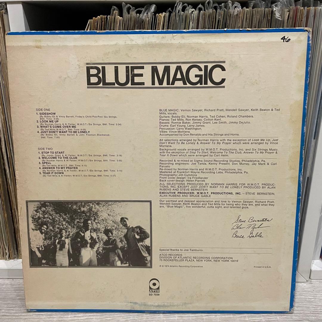 USオリジナル盤 人気!「Blue Magic / S.T.」甘茶SOUL
