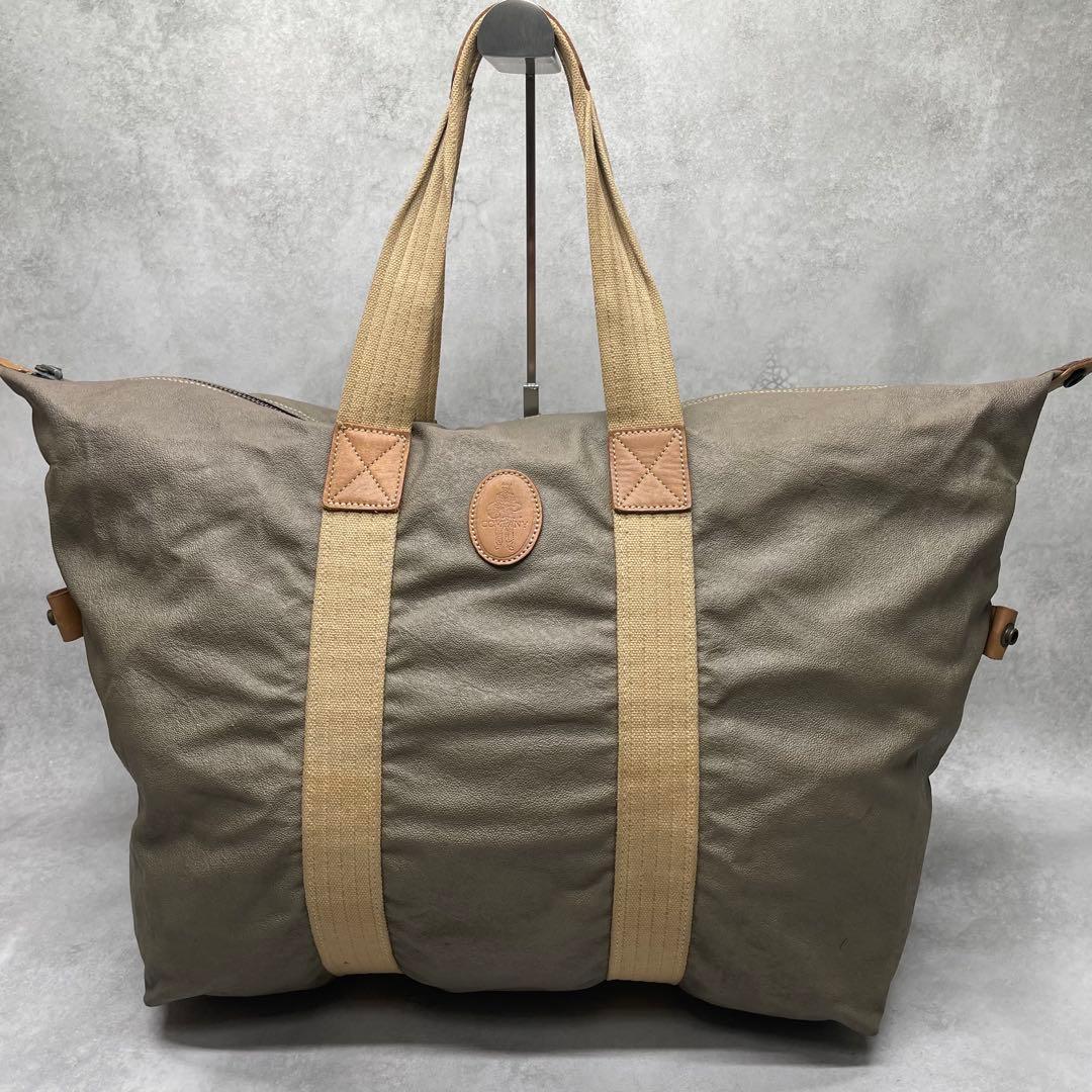 良品✨大容量 シーピーカンパニー ボストンバッグ PVC加工 ロゴ ヴィンテージ