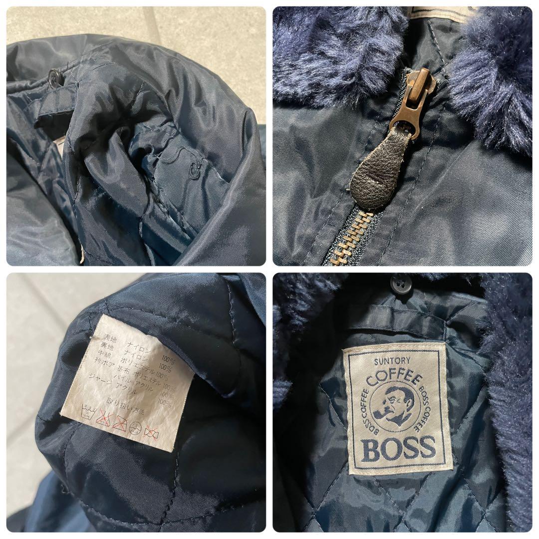 BOSS　フライトジャケット　b-15　ドカジャン非売品　刺繍　ボスジャン　極暖