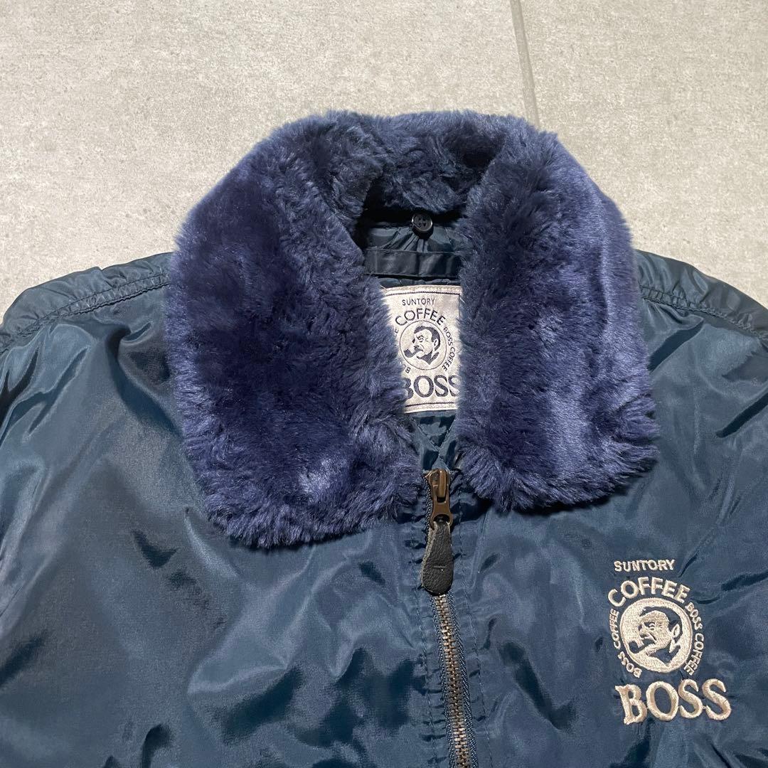 BOSS　フライトジャケット　b-15　ドカジャン非売品　刺繍　ボスジャン　極暖